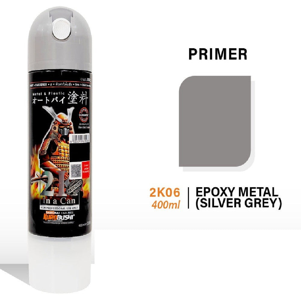 Samurai 2K06 Epoxy Metal Primer (Silver Grey)