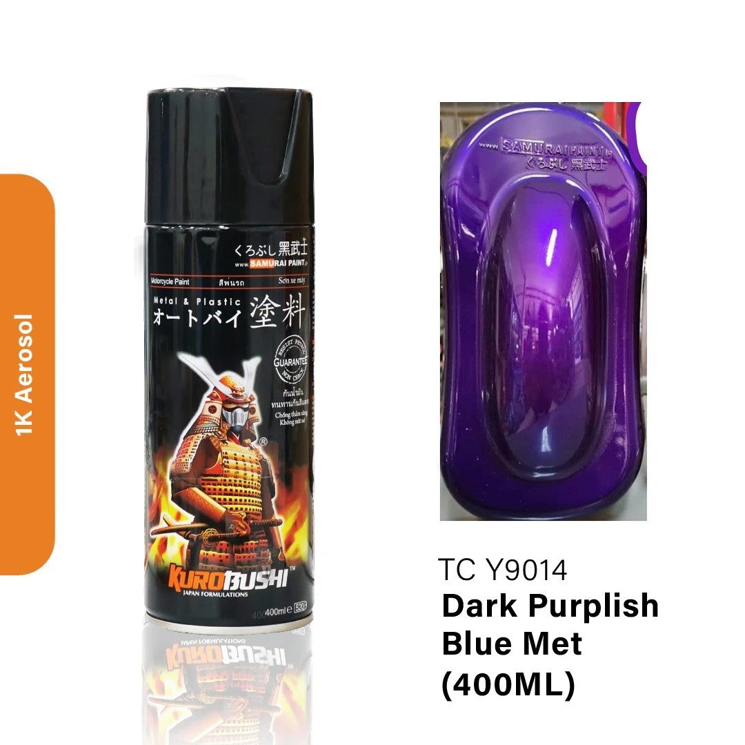 Samurai TCY9014 Candy Purple Quick Drying Spray Paint - 400mL