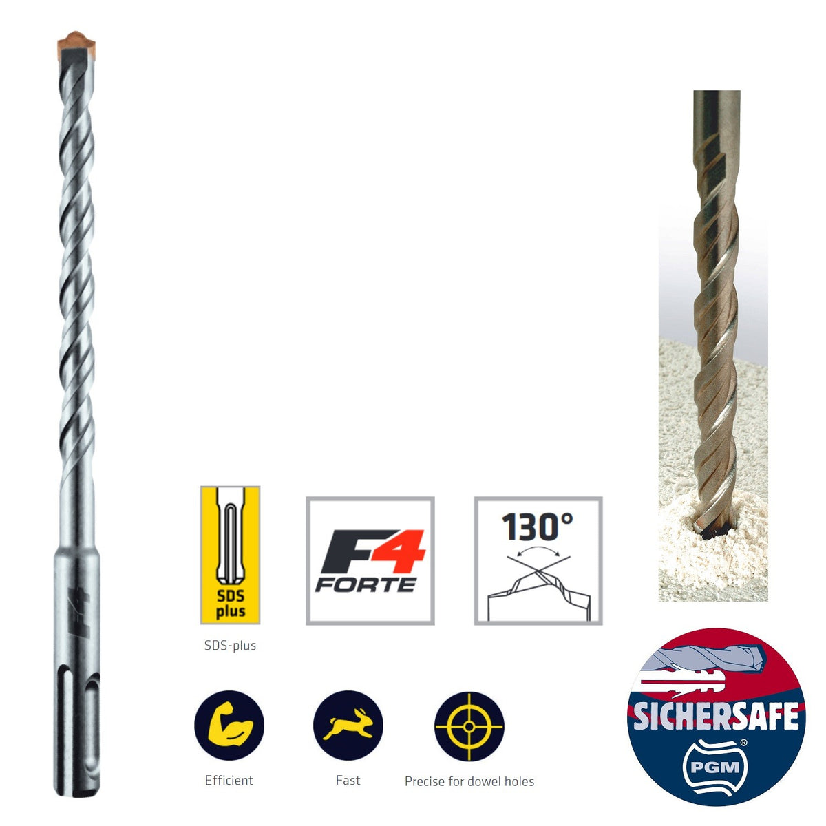 Alpen F4 Forte SDS-PLUS Shank Hammer Drill Bit