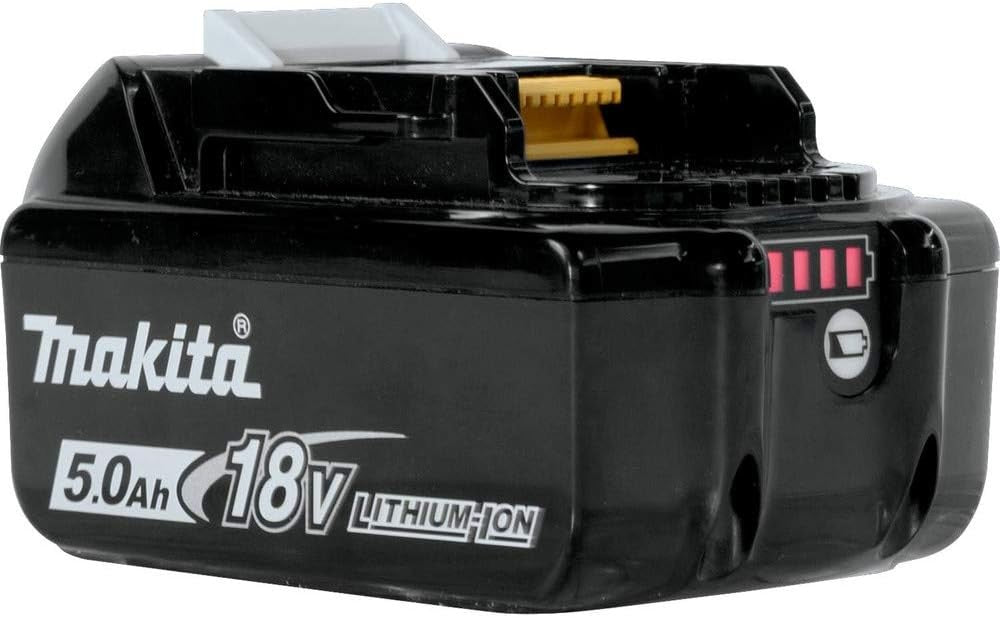 Makita BL1850B 18V LXT High‑Capacity 5.0Ah Battery with LED Gauge