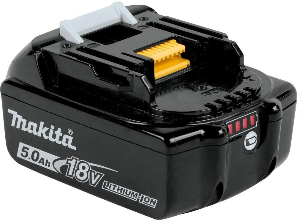 Makita BL1850B 18V LXT High‑Capacity 5.0Ah Battery with LED Gauge