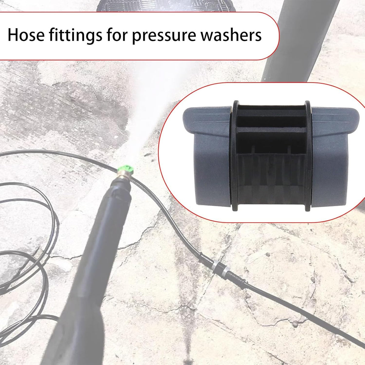 Pressure Hose Extension Adaptor For Karcher K Series Quick Click