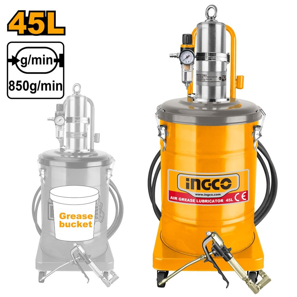 Ingco AGL02451 45 L Pneumatic Air Grease Lubricator