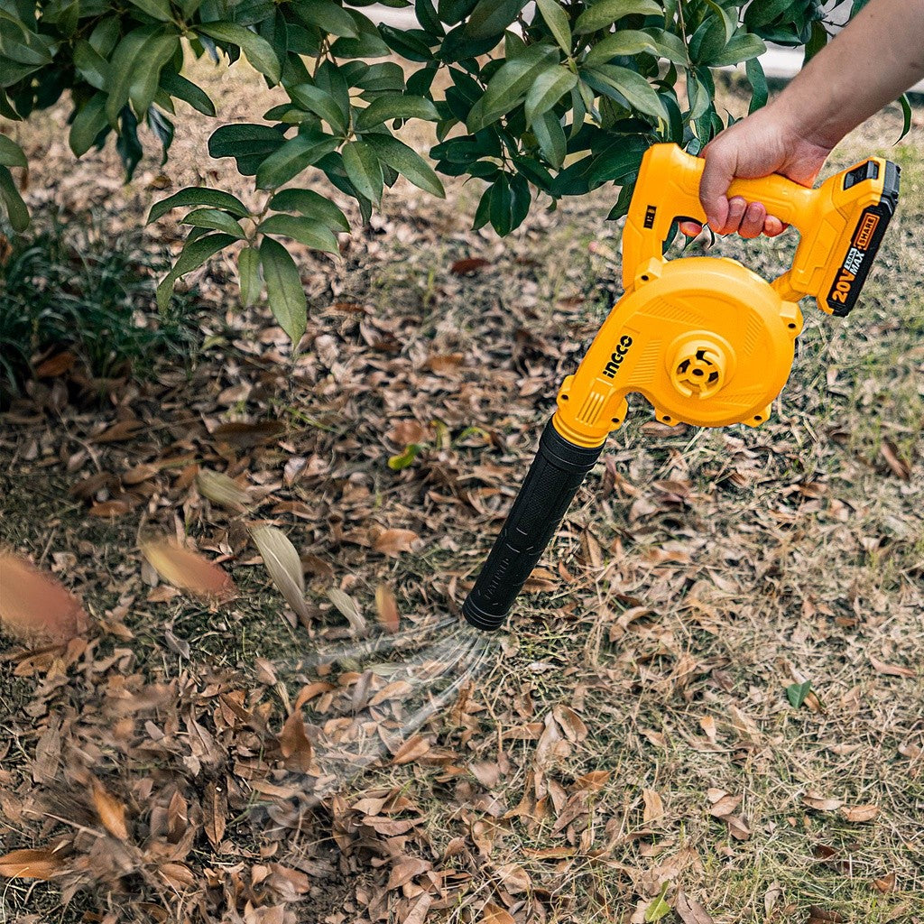 Ingco CABLI20018 20V Lithium-Ion 2.0 Ah Cordless Aspirator Blower
