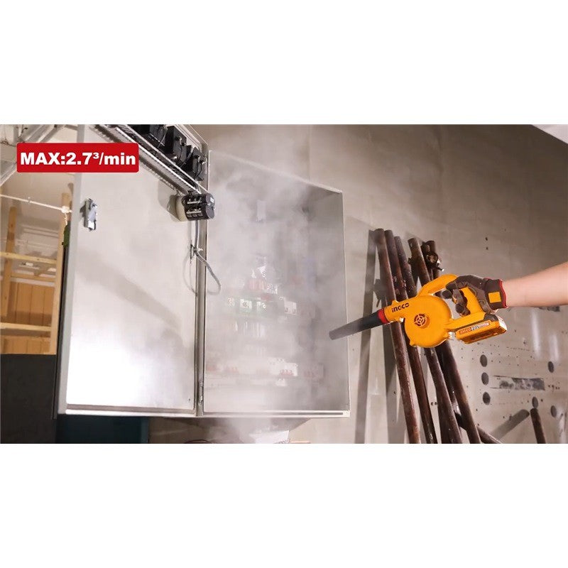 Ingco CABLI2078 20V Lithium-ion 18000 rpm Cordless Blower - Bare Unit
