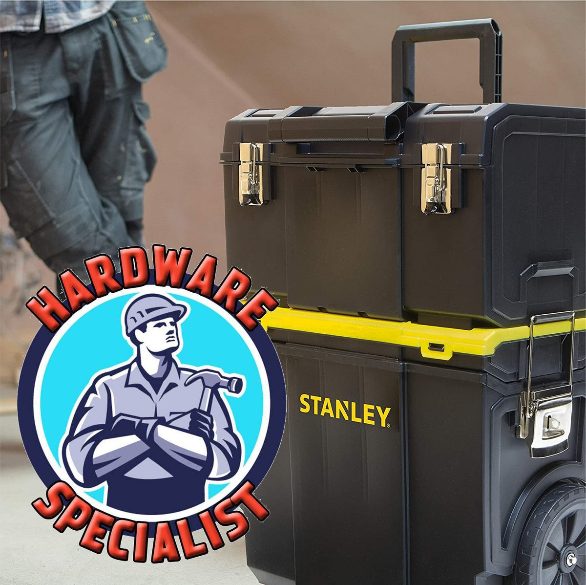Stanley 3 in 1 Detachable Tool Box Mobile Work Center STST18613