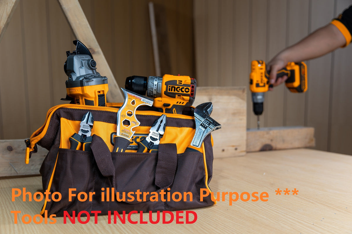 Ingco HTBG281328 13 Inch Durable Multi-Pocket Portable Tool Bag
