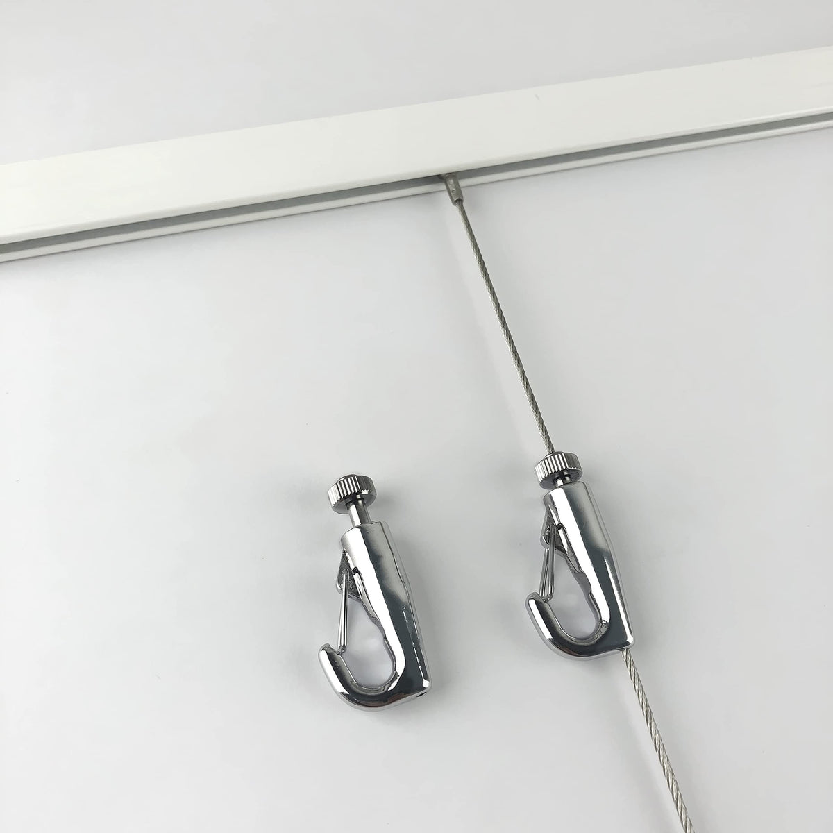 Picture Hanging System Wire Rope Safety J Hook - 1 Piece
