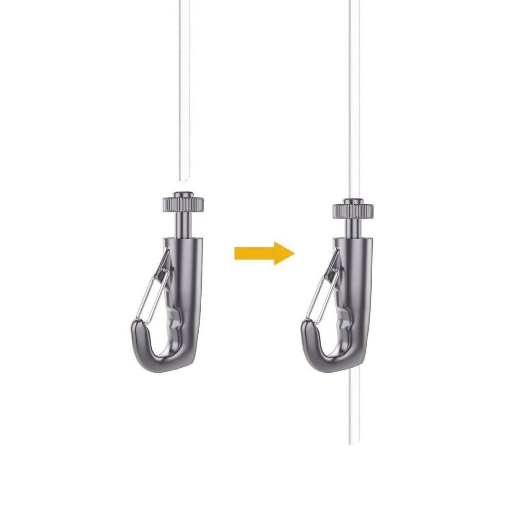 Picture Hanging System Wire Rope Safety J Hook - 1 Piece