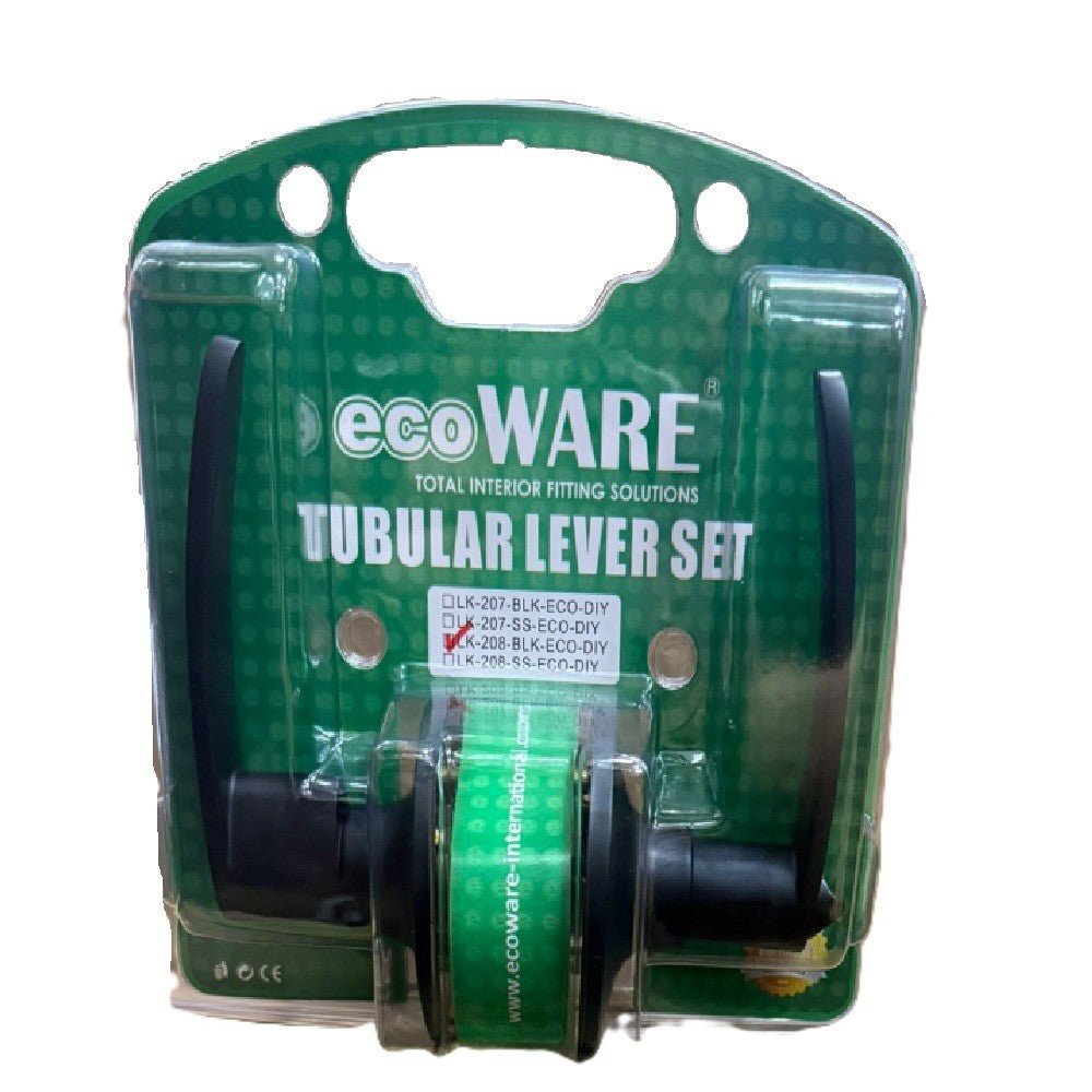 ecoWare 208 Stainless Steel Tubular Lever Set