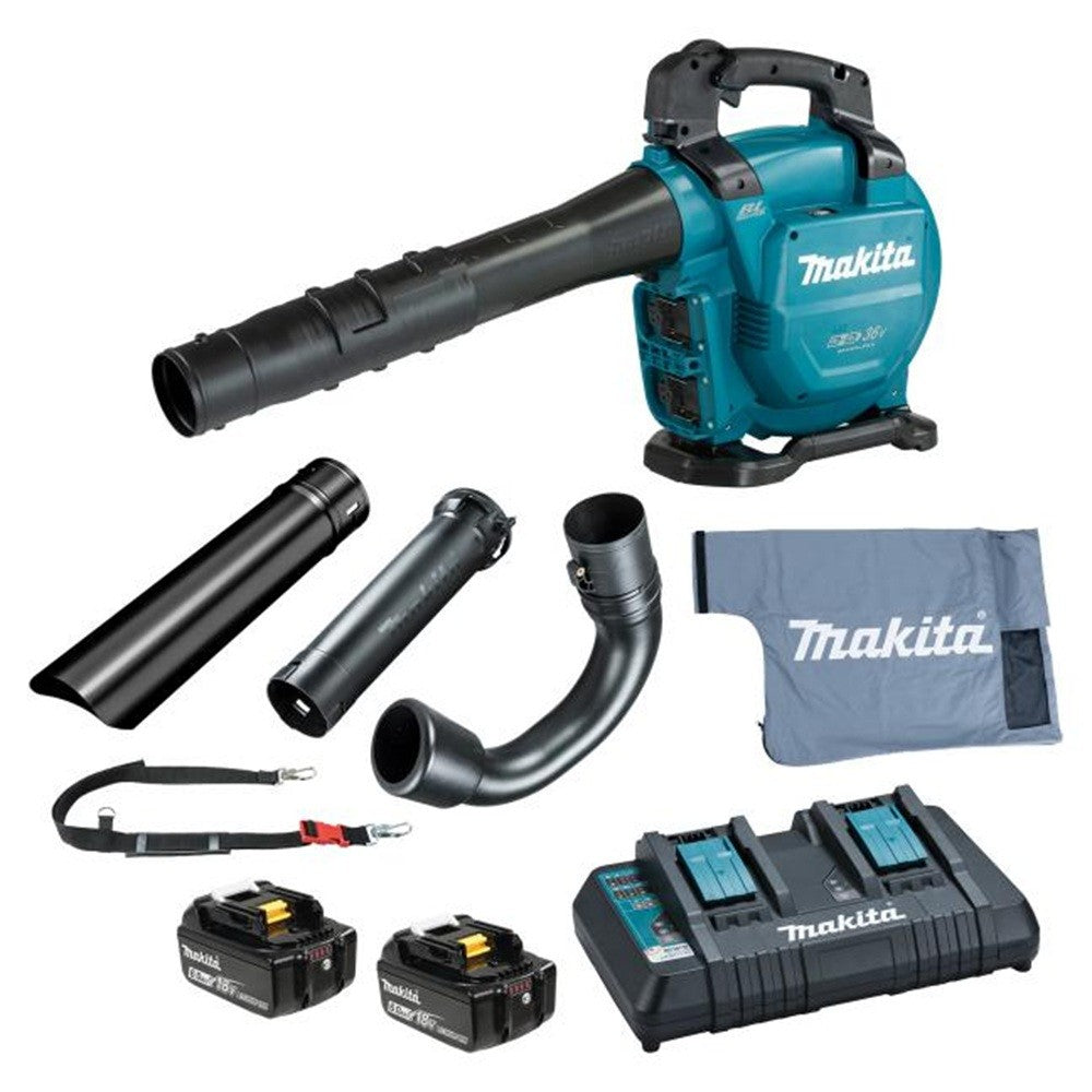 Makita DUB363PG2V 2 x 18V Lithium-Ion 6.0 Ah Brushless Cordless Blower Kit