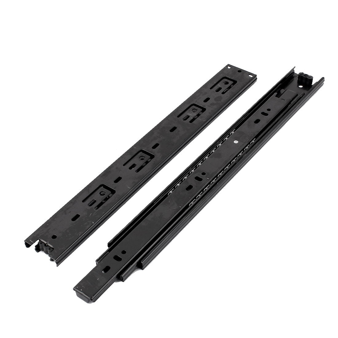 Full Extension Ball Bearing Black Drawer Slide - 1 Pair