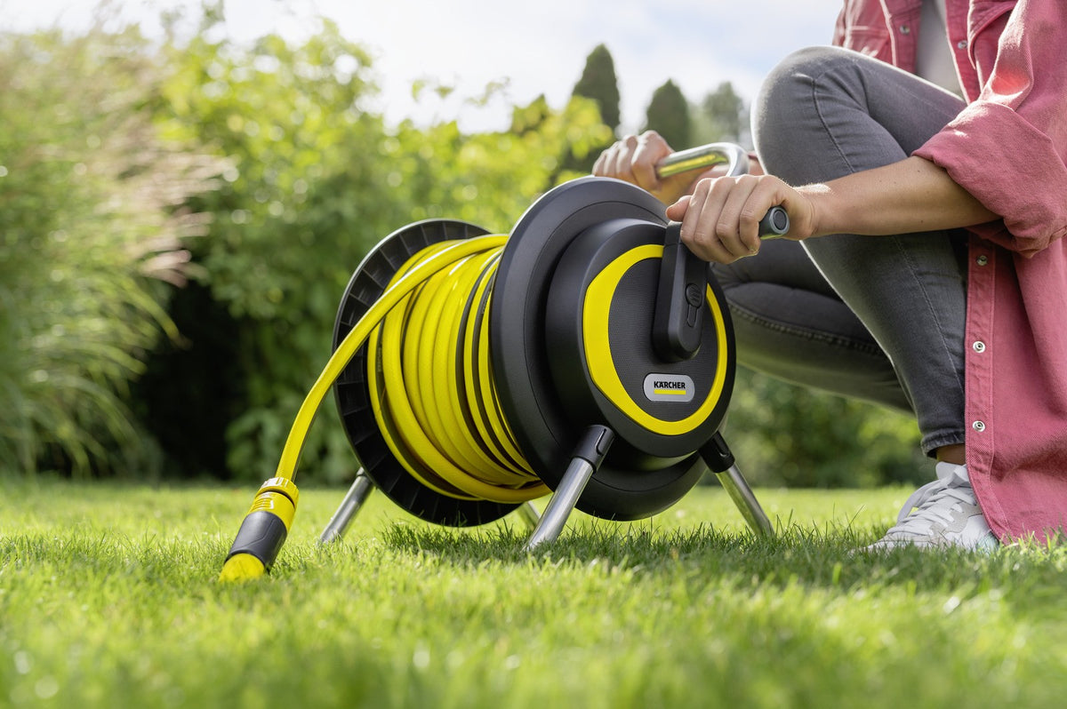 Karcher HR 4.30 30M Wall Mounted & Mobile Hose Carrier Set