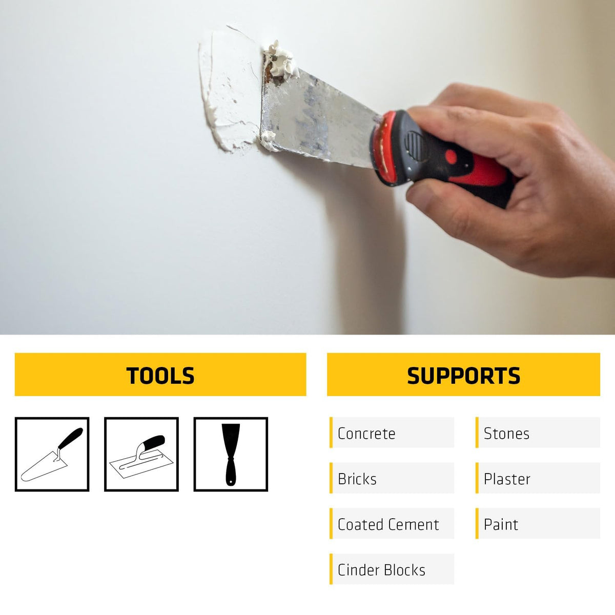 Sika SikaWall 720E Acrylic Wall Crack Repair Paste - 250g