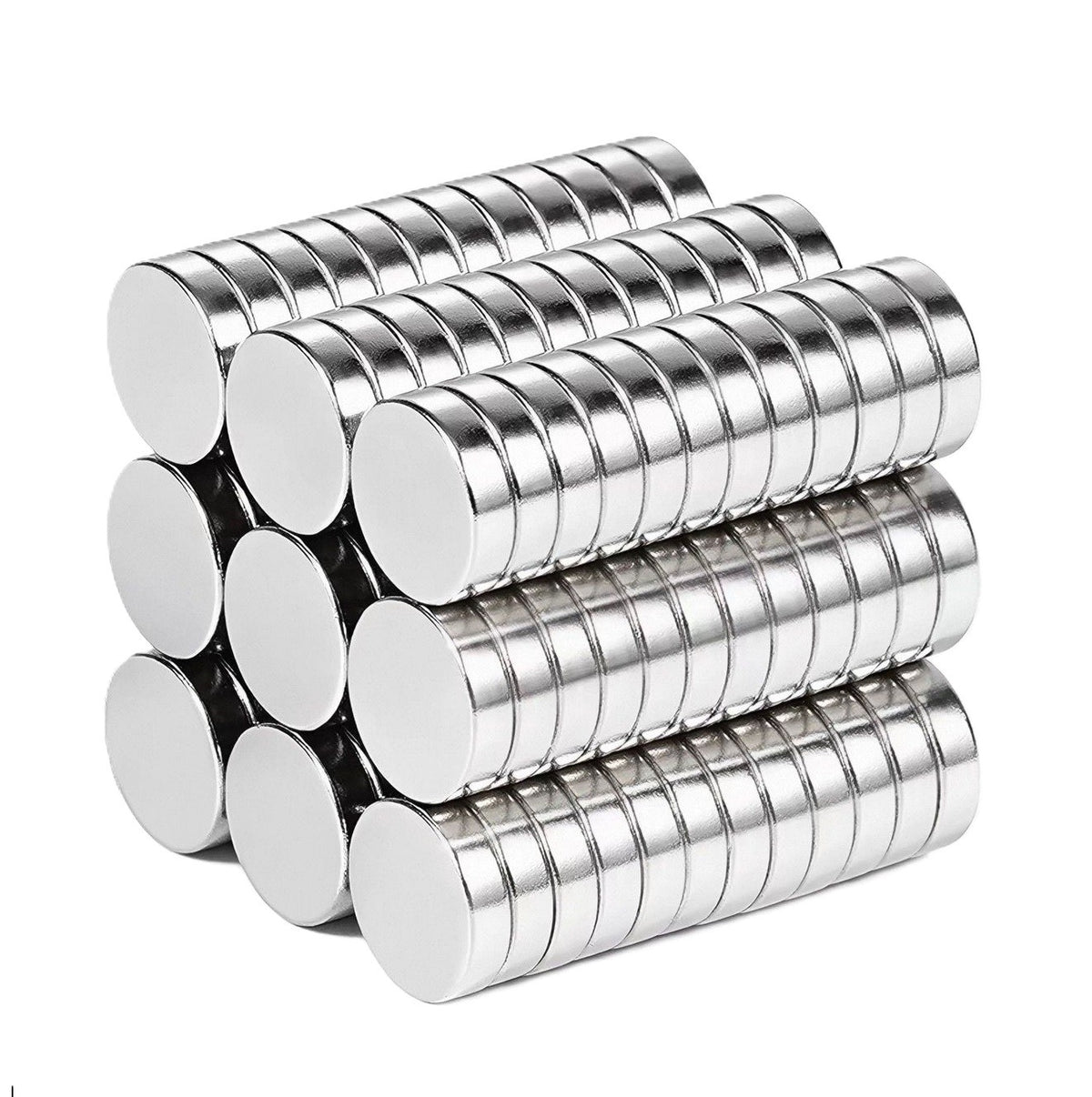 N52 Neodymium Disc Magnets Strong Rare Earth Magnet Pack - 8mm & 5mm