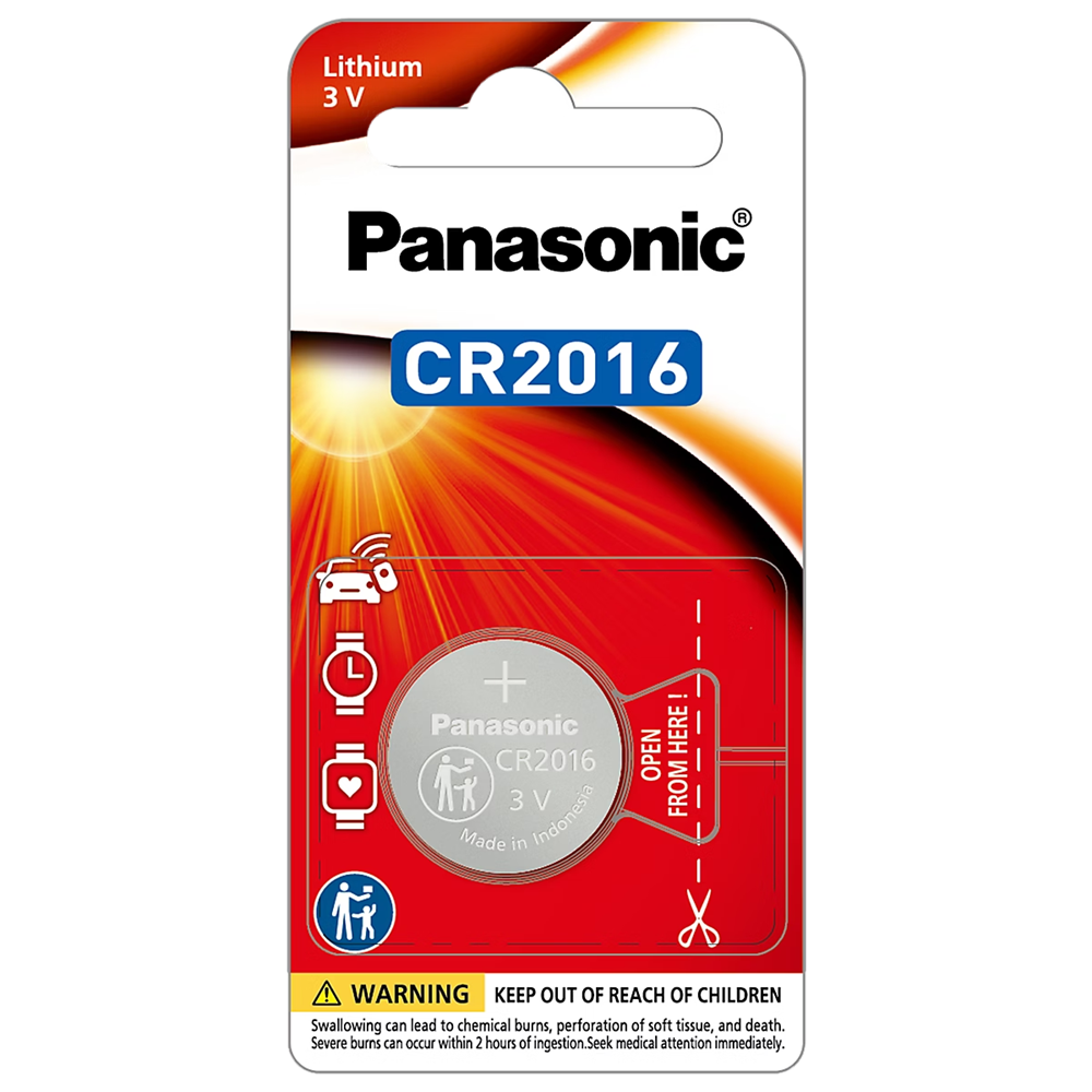 Panasonic CR2016 3V Lithium Coin Battery