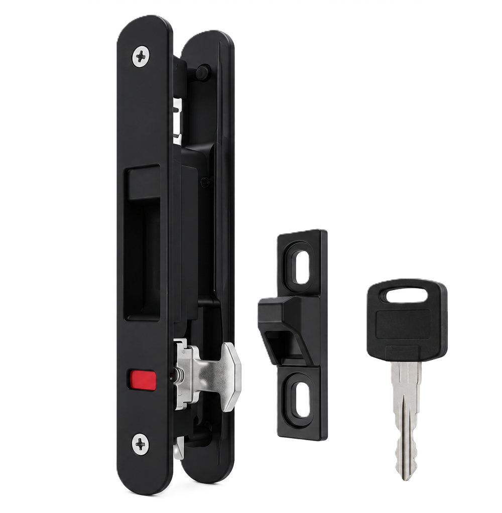 Hardware Specialist 4642 Aluminum Sliding Door Lock with Key
