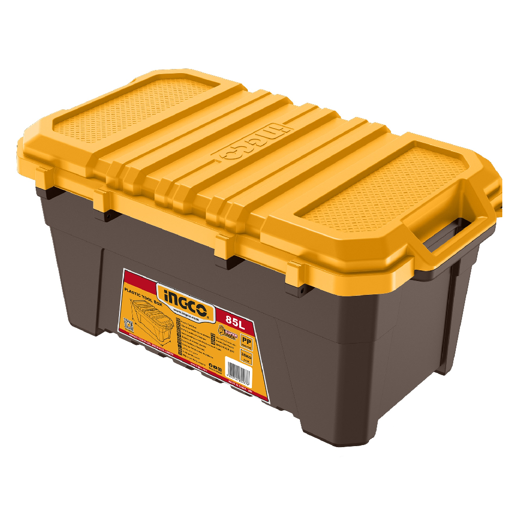 Ingco PBX3302 33 Inch Plastic Tool Box – 85L Capacity — product view 1