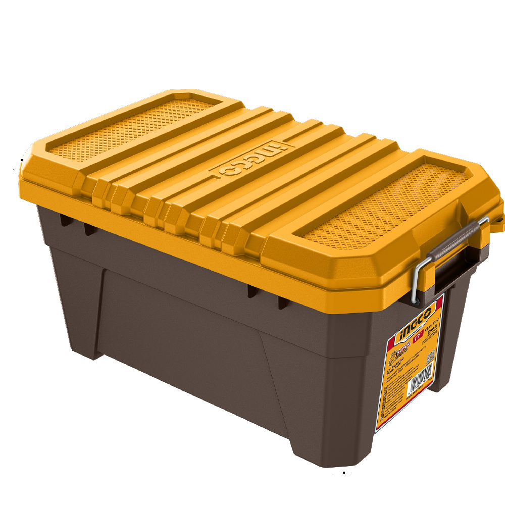 Ingco PBX2502 25 Inch Plastic Tool Box – 45L Capacity — product view 1