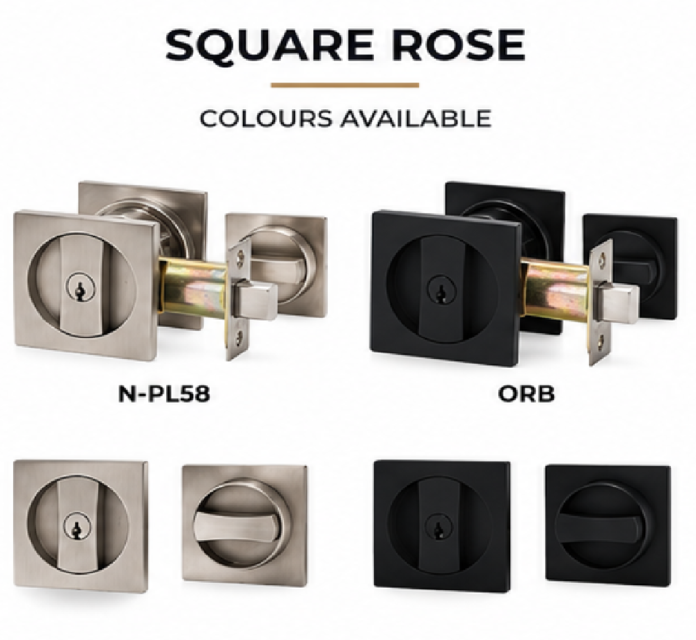 Nelon N-PL58 Heavy Duty Entrance Pocket Sliding Door Lock