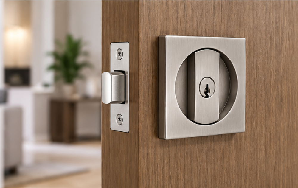 Nelon N-PL58 Heavy Duty Entrance Pocket Sliding Door Lock