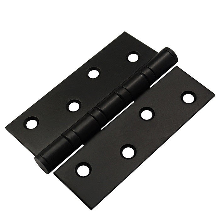 Black Stainless Steel 4" x 3" x 2mm 4BB Door Hinge - 1 Pair